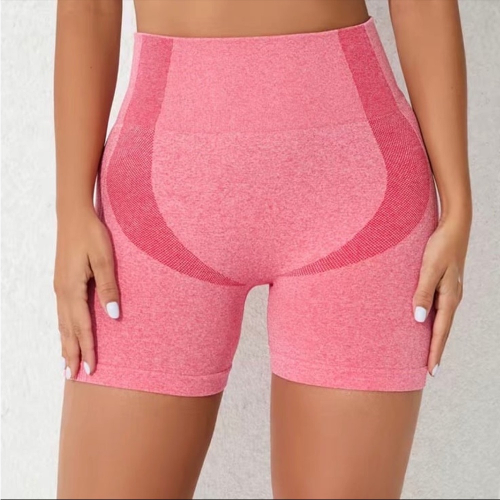 Pink biker shorts